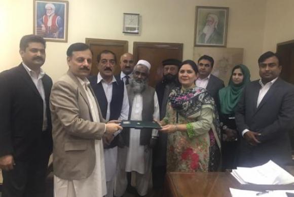 KMBL and PTV Peshawar agreement signing 2017