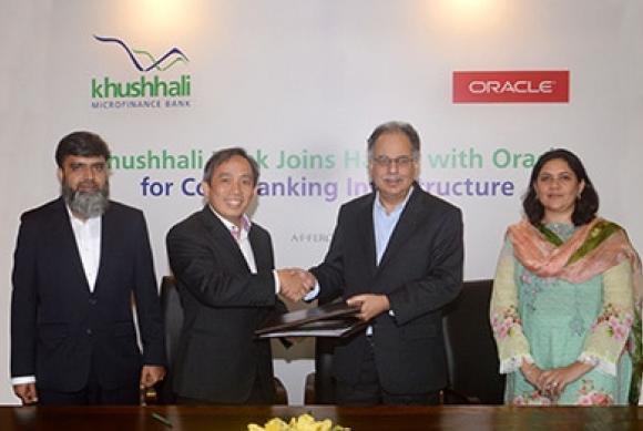 Signing between Oracle Khushhali Bank