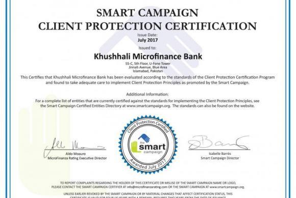 Khushhali Achieves SMART Certification